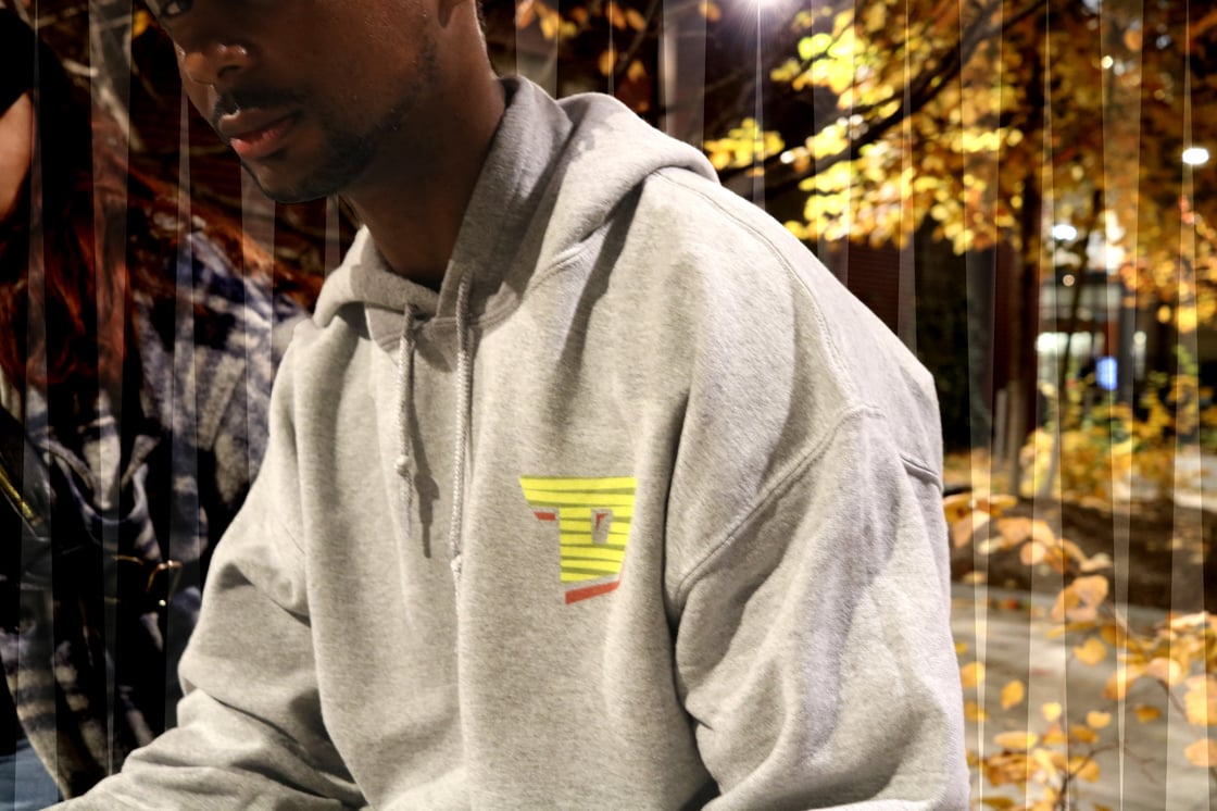 Image of aka devoyd Grey hoodie