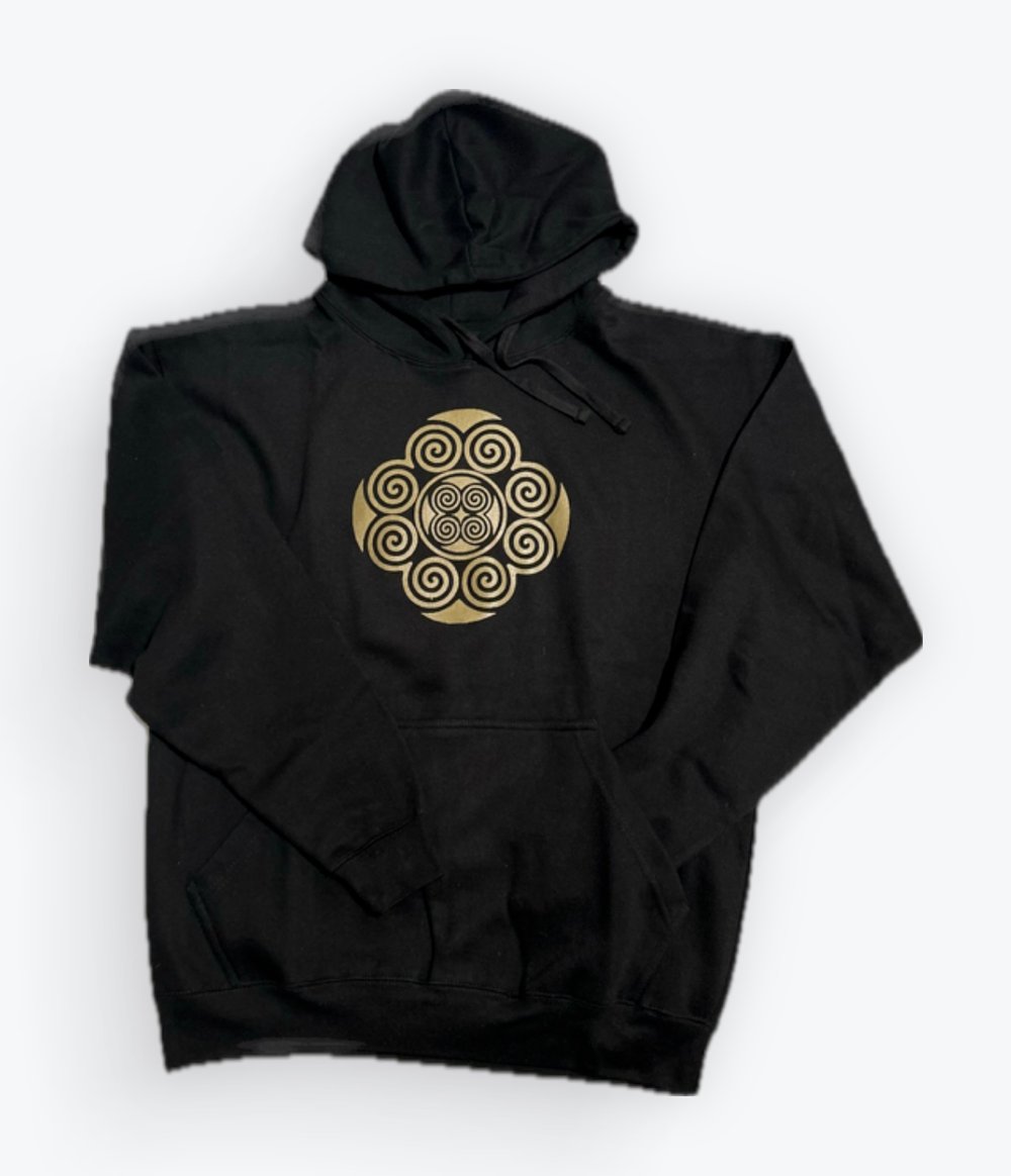 Image of Circle Tribal Hoodie (Black)