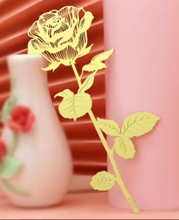 Image of Rose Bookmark
