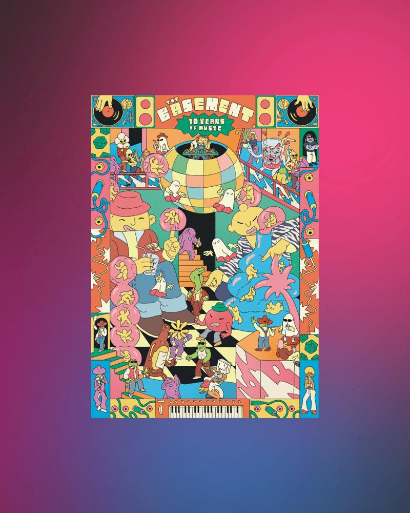 Image of 10th Anniversary Party Print