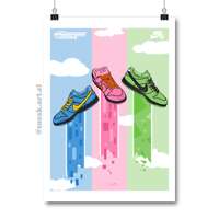 Image 1 of Sneaker Poster Dunk SB Low x Powerpuff Girls