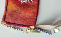 Image 3 of The Sapphire Ghost flowers pool fabric cuff