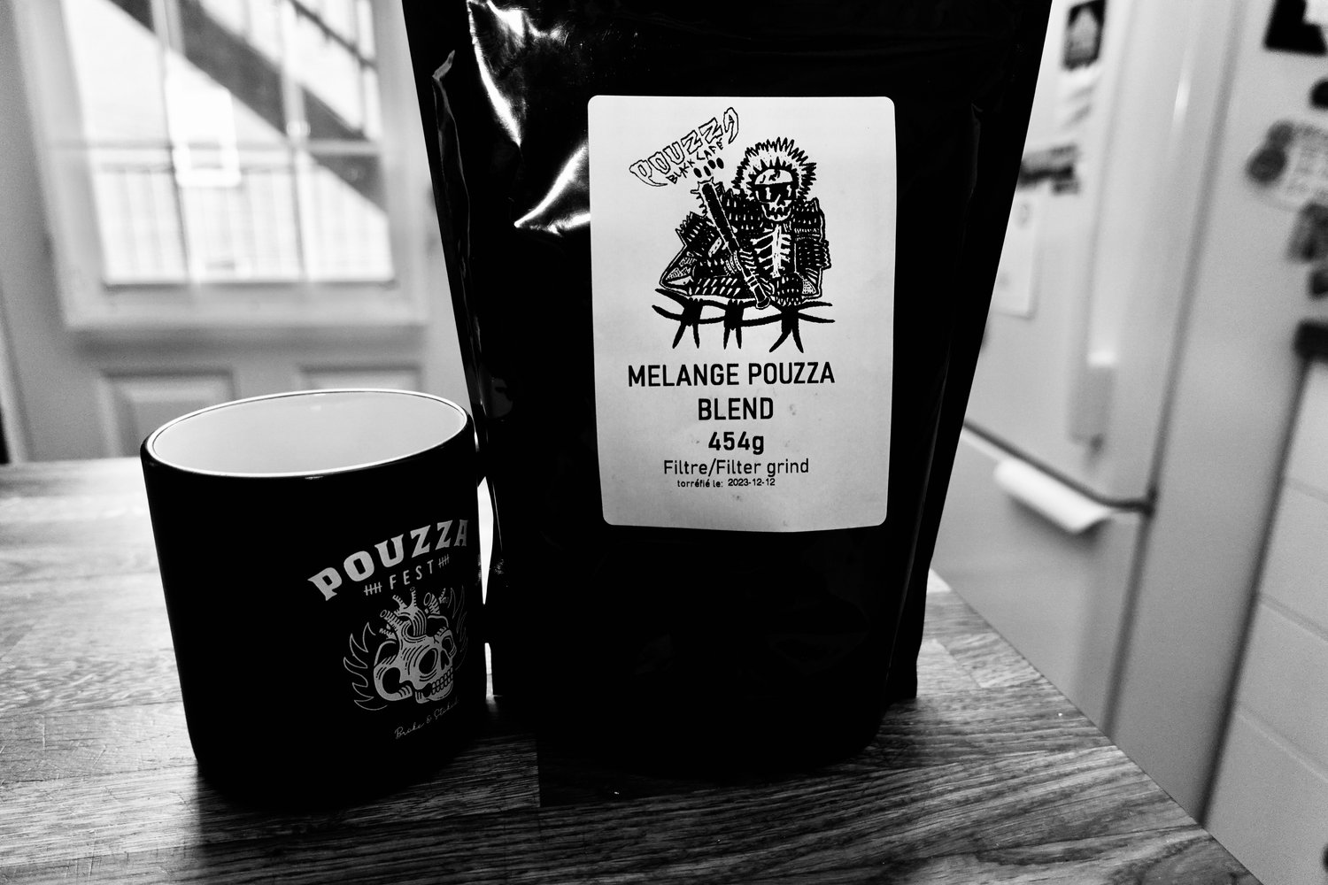 Image of  "Black Café" - Pouzza Blend - Sac de café / Coffee bag - 454G