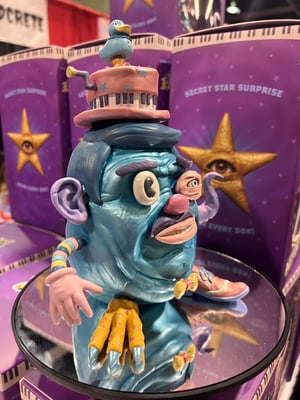 Image of Potato Face “Candy” Colorway Resin Figurine by Jim McKenzie. Limited Ed. of 50