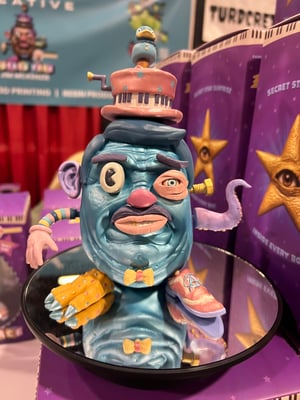 Image of Potato Face “Candy” Colorway Resin Figurine by Jim McKenzie. Limited Ed. of 50