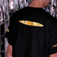 Image 4 of HOLED LONG TSHIRT GOLD