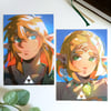 TotK Link&Zelda Prints