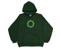 Image 1 of "RING" HOODIE *** TONAL FOREST GREEN