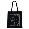 pattern face tote