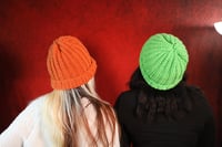 Image 2 of Lime Beanie Hat 