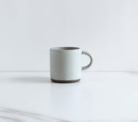 Image 1 of 6 oz cup, glazed in Fog.