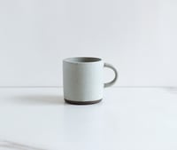 Image 2 of 6 oz cup, glazed in Fog.