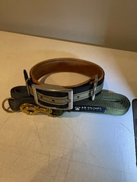 Image 3 of Leather lined 1.5” xhd nylon collars - Custom order