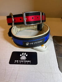 Image 4 of Leather lined 1.5” xhd nylon collars - Custom order