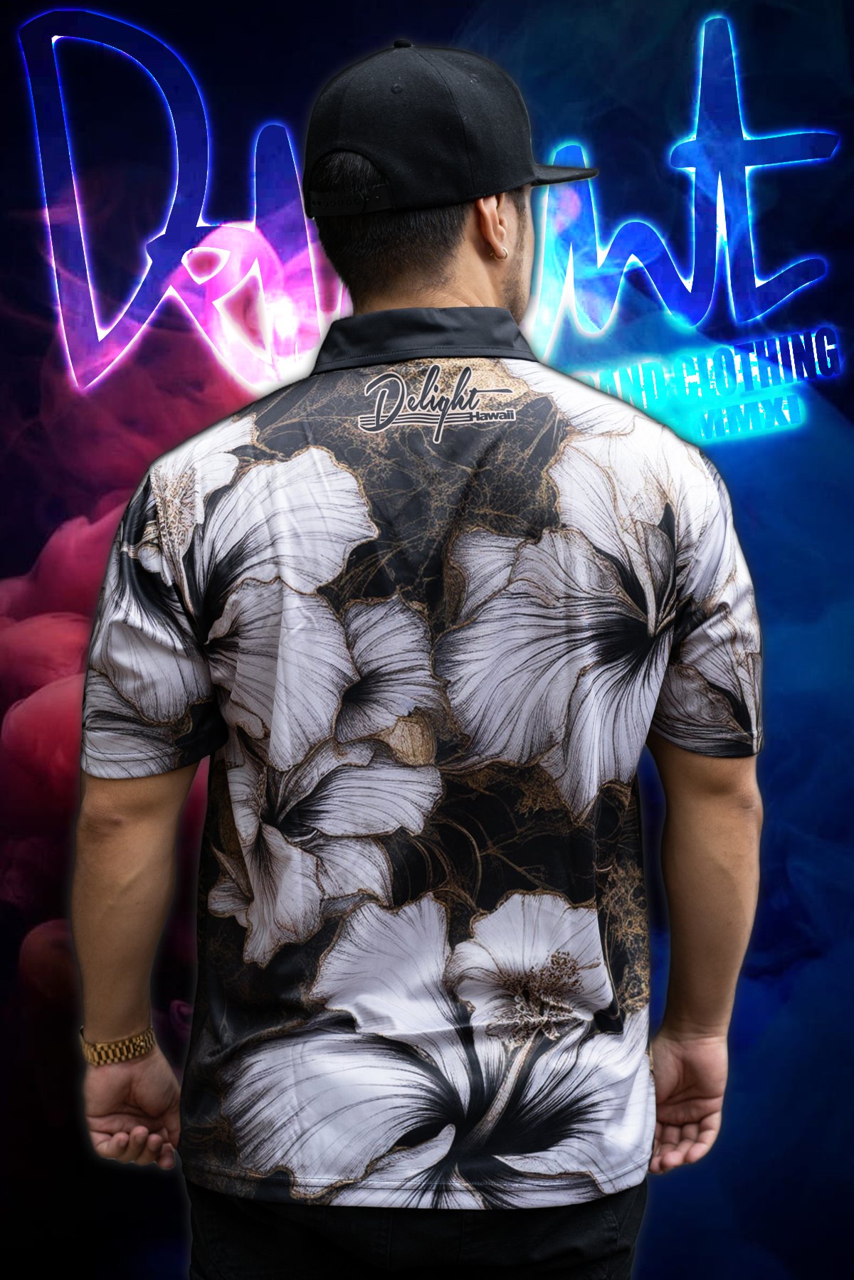 (Kids and Adult Sizes) Aloha Islands - Vintage Hibiscus Polo