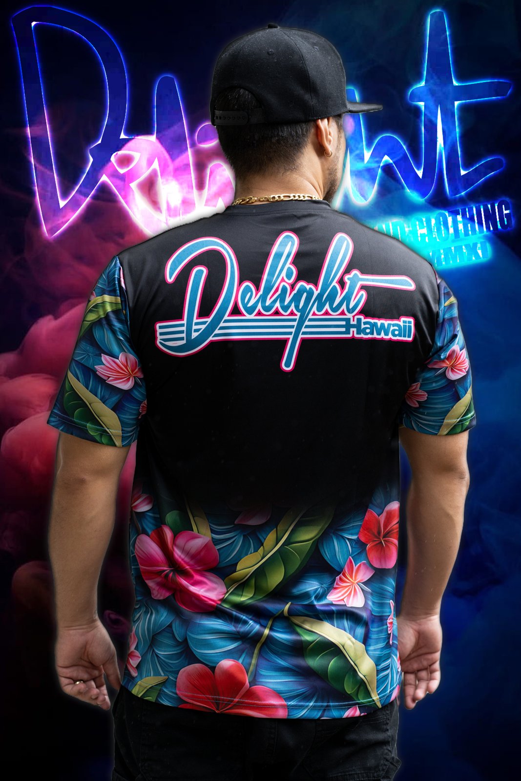 Aloha Islands - Pink/Teal/Black Tropix Jersey | Delight