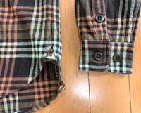 Image 4 of Westride Japan Iron Heart heavy cotton plaid shirt, size M