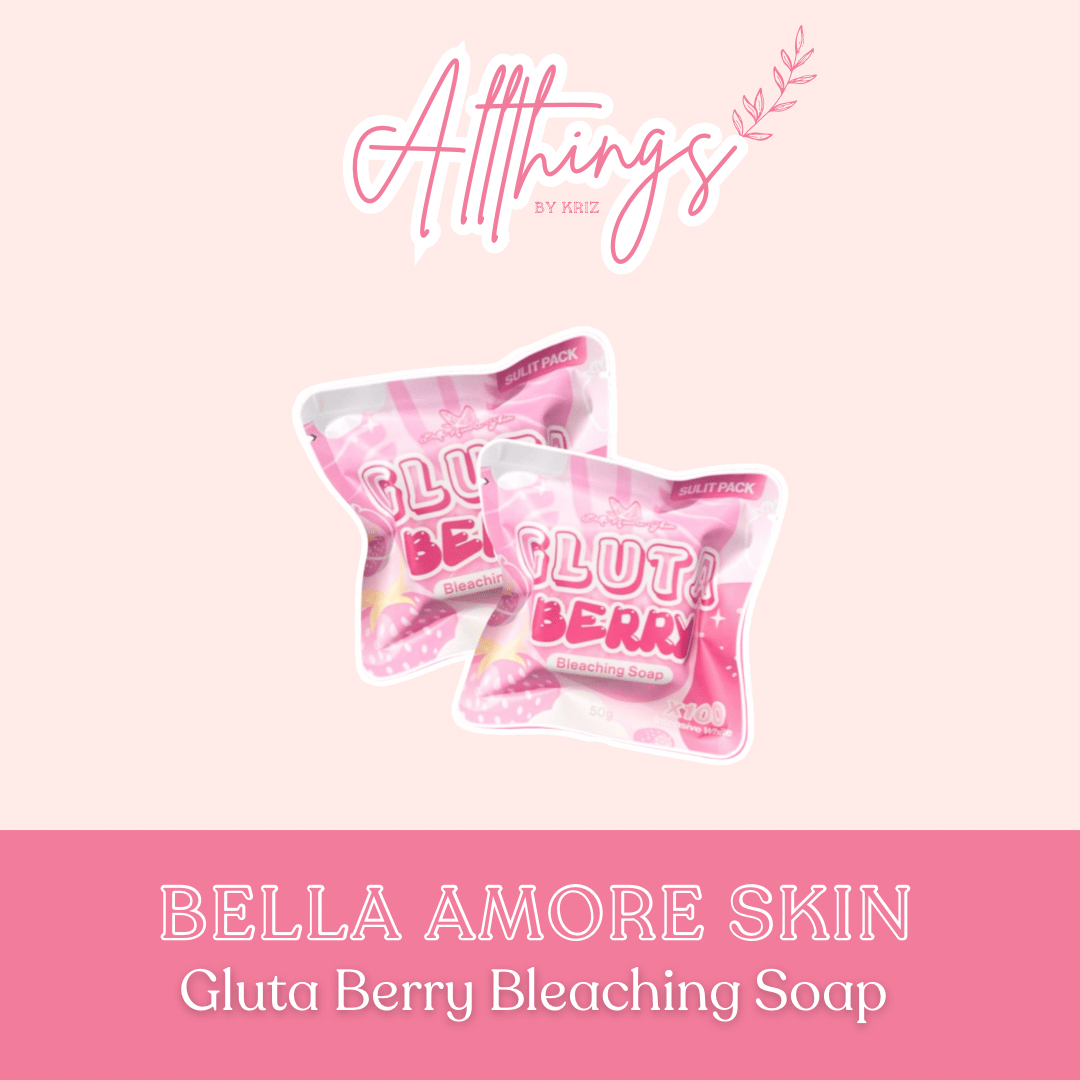 BELLA AMORE SKIN Gluta Berry Bleaching Soap