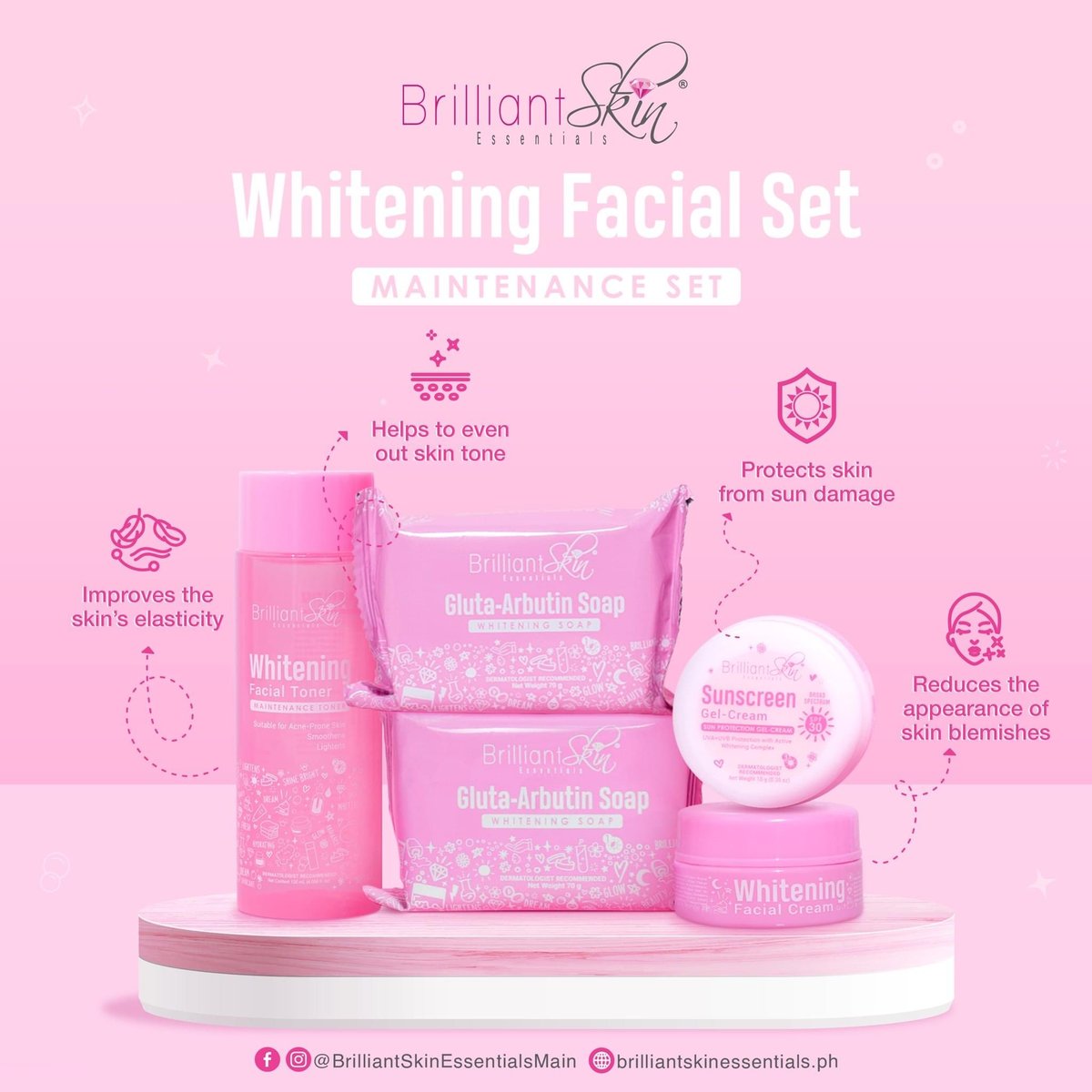 BRILLIANT SKIN ESSENTIALS Whitening Facial Set AllThingsByKriz