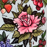 Image 3 of Flower Berry Emetic Art Print