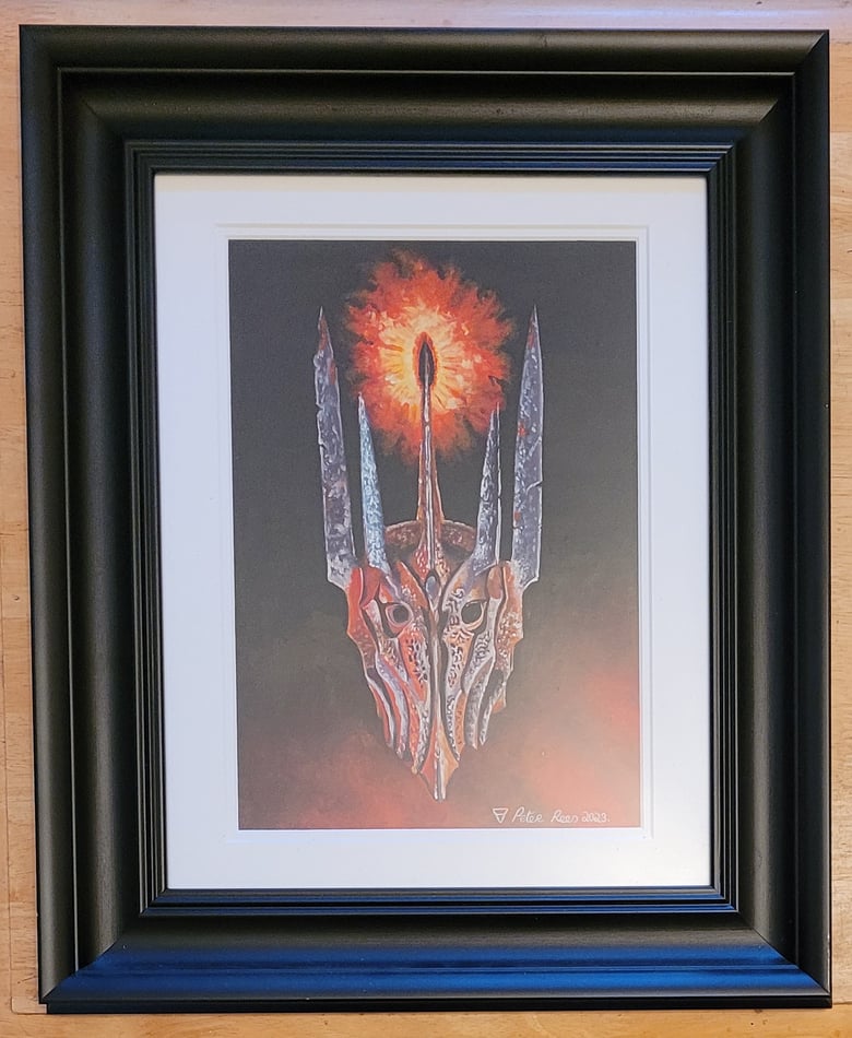 Image of Sauron(Lord of Barad-dûr) Original painting 