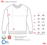 Image 4 of Back Scratch Unisex Raglan Sweatshirt (Recycled)