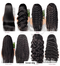 Image 5 of 13x4 5x5  13x6 Luxury HD Lace wigs Brazilian Raw Hair invisible lace wigs, preplucked, bleach knots.