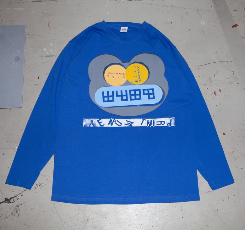 Image of BLUE GREY YELLOW / SIZE M