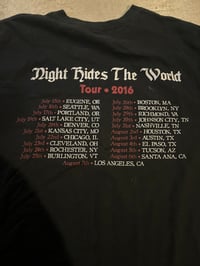 Image 2 of Spellcaster Night Hides The World Tour Shirt 2016 (S, M)