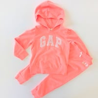 Image 1 of Baby GAP Girls Hoodie & Jogger Set