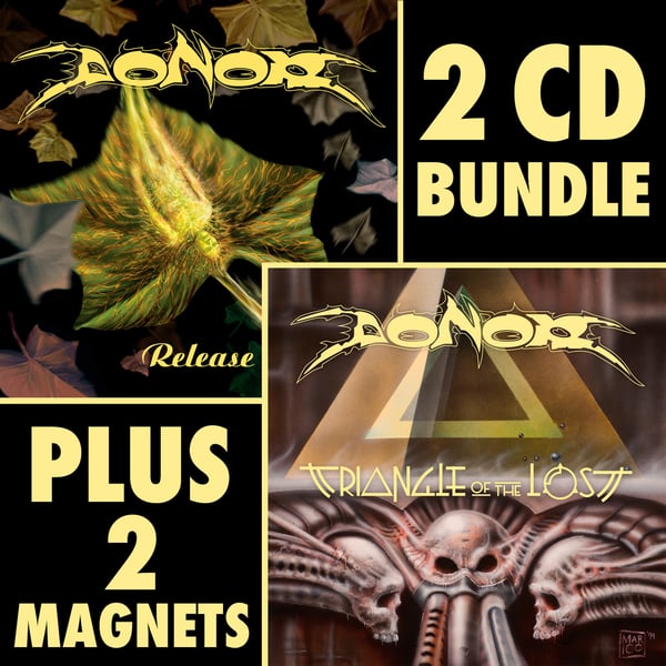 Image of DONOR  [2 CD + 2 MAGNET PACKAGE DEAL]