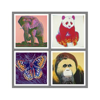 Image 4 of Andy Warhol -  Endangered Species Portfolio Full Set of 10 Giclee Prints, Posters