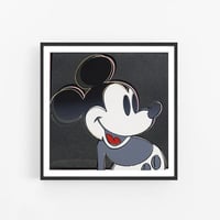 Image 1 of Andy Warhol - Mickey Mouse, Giclee Print, Square Poster