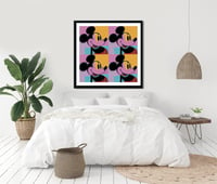 Image 3 of Andy Warhol - Mickey Mouse Qudrant, Giclee Print, Square Poster