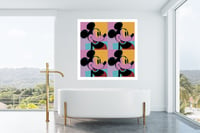 Image 4 of Andy Warhol - Mickey Mouse Qudrant, Giclee Print, Square Poster