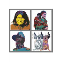 Image 2 of Andy Warhol - Full Set of 10 Giclee Prints Cowboys and Indians Portfolio