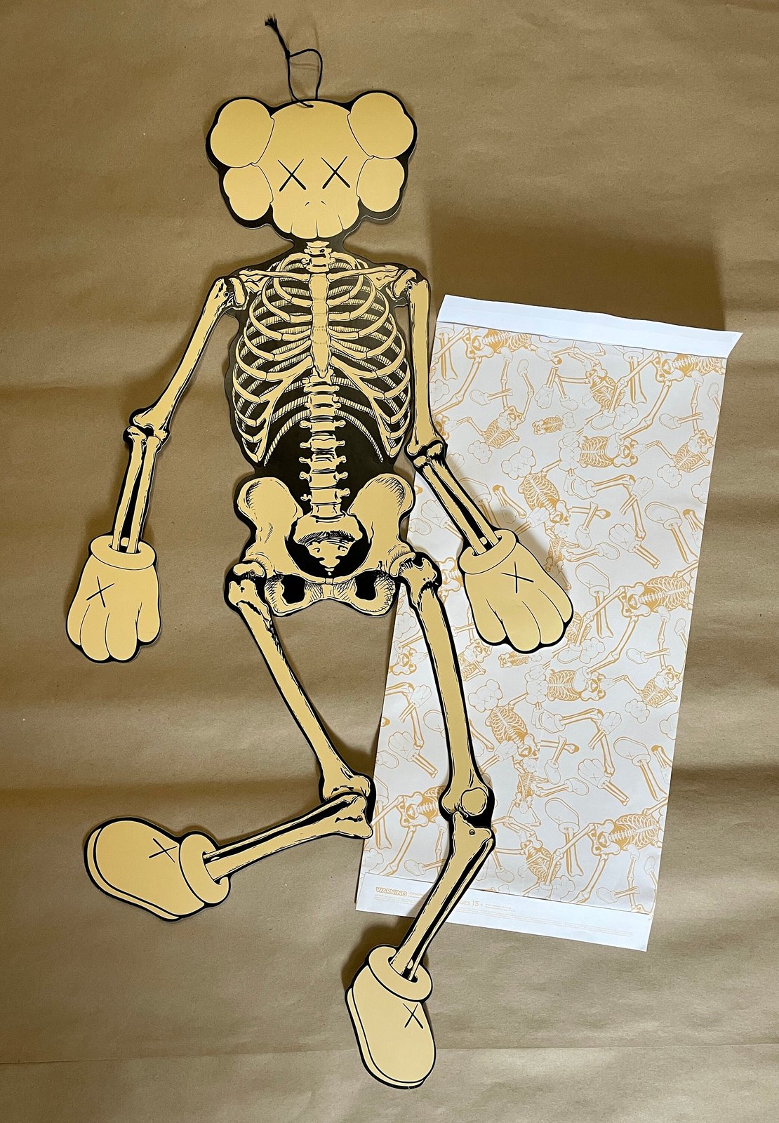 KAWS Original Skeleton Complete Set of 4, 2021 RARE