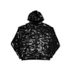 ALTASOCIETÁ BURNED HOODIE BLACK/WHITE