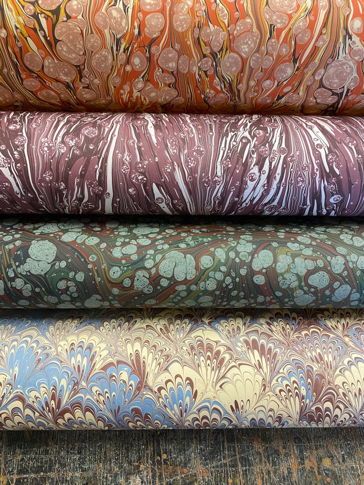 Image of Marbled Paper Assorted Listing - Sheets 93-96 (to purchase individually)