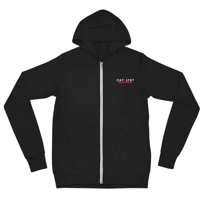 PRE-ORDER: Catalyst CrossFit Embroidered Logo Unisex Zip Hoodie