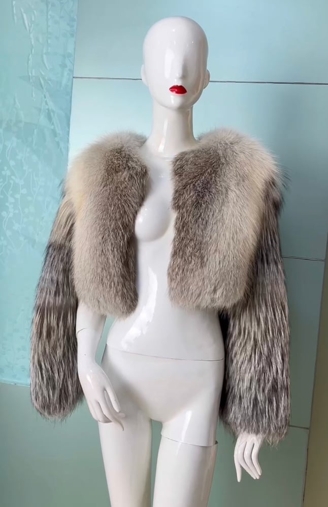 Image of Anjelica Fox Fur Coat
