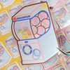 Gachapon Hoshi Kuma Clear Sticker