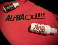 Image 1 of RED ALPHA GRIP T SHIRT W/ BLACK LOGO