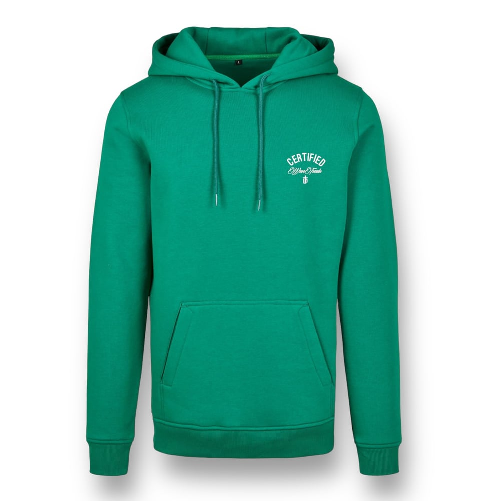 Image of FOREST GREEN CERTIFIED HEAVY HOODIE