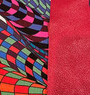 Image 4 of Red Casey Crossbody with mini wallet