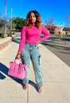 Love on me Denim Cargo Pants 
