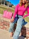 Pretty in Pink Turtle neck