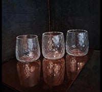 1x Tactile Velvety Battuto Glass tableware