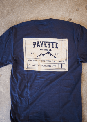 Image of Unisex Navy and Khaki Payette T-Shirt