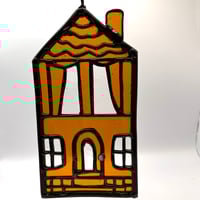 Image 1 of Cozy, Cozy Stained Glass Collectible Heirloom